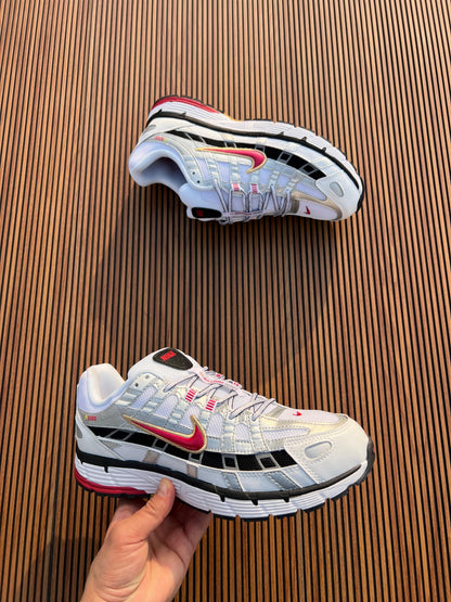 NIKE P-6000 PLATINUM VARSITY RED