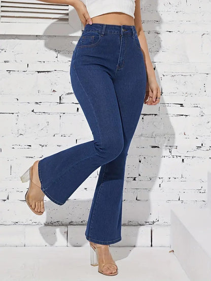 High Waist Bootcut Denim
