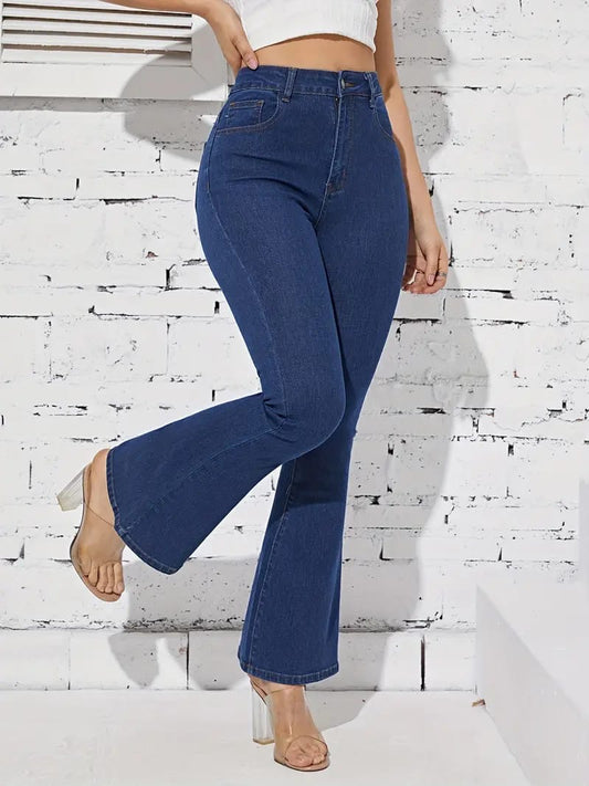 High Waist Bootcut Denim