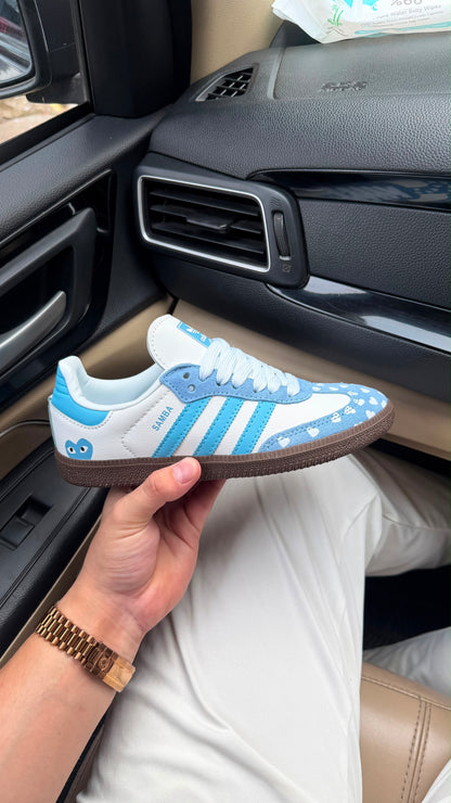 ADIDAS ORIGINALS SAMBA BLUE FLORAL