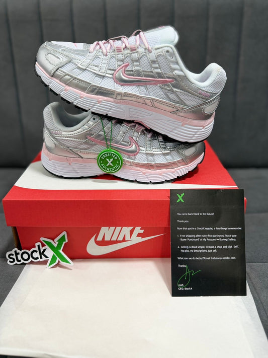 NIKE P-6000 TRAINER METALLIC PINK WITH STOCKX KIT