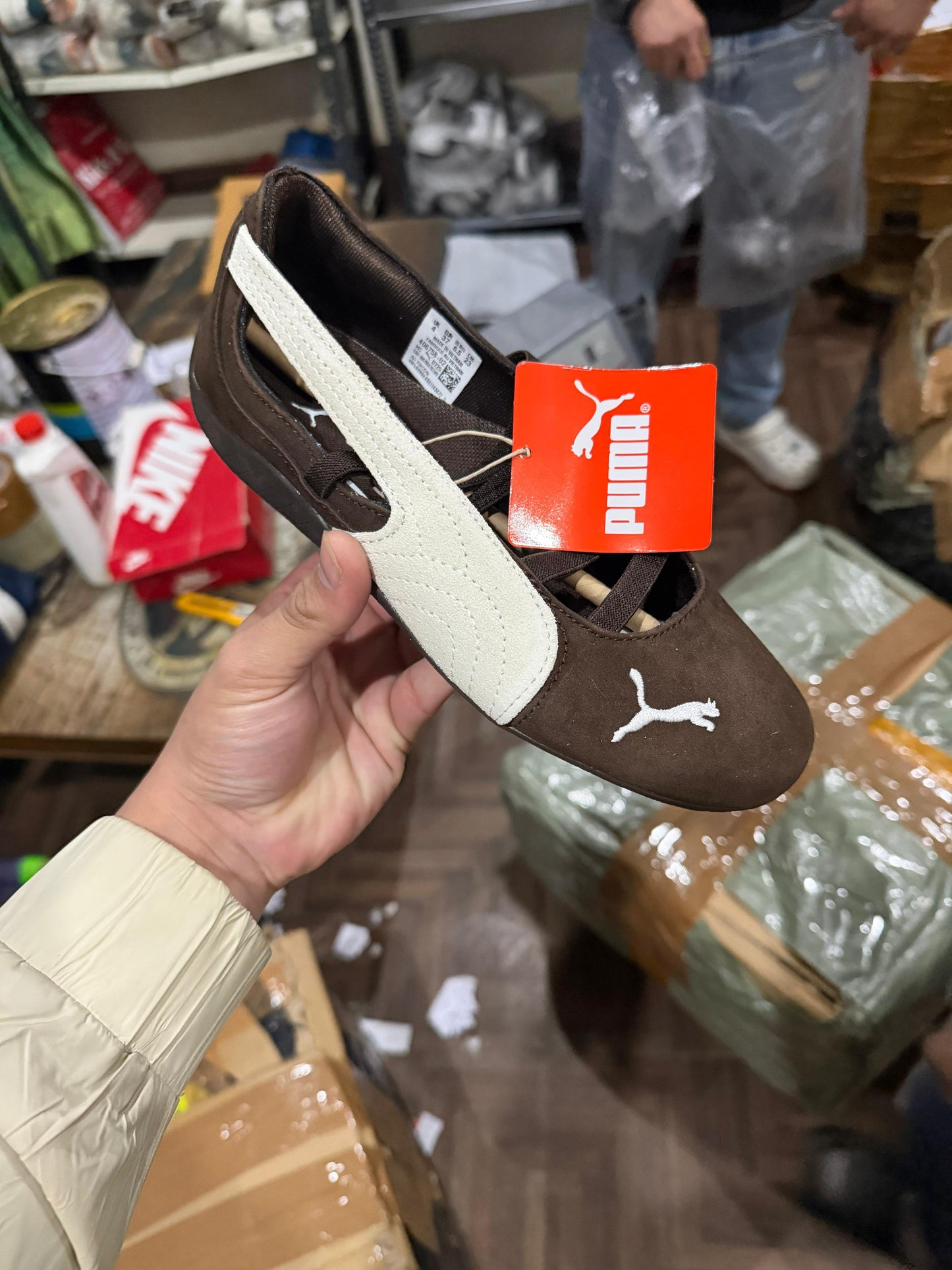 PUMA SPEED CAT BALLET BROWN