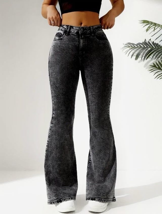 High Waist Bootcut Denims