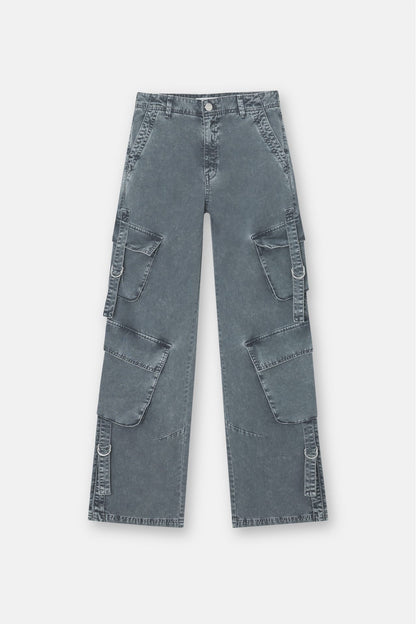 PULL&BEAR Brand*
Multi Pockets Cargo Trousers with Straps