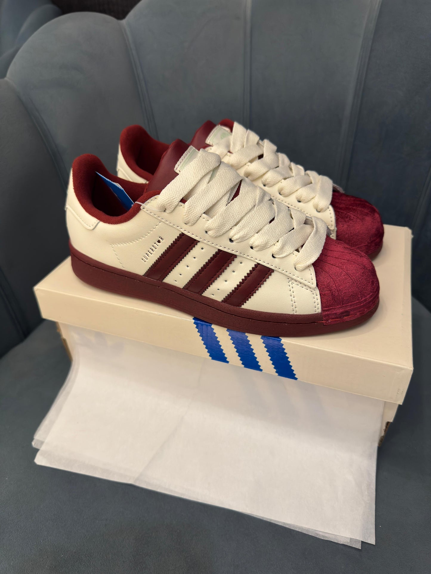ADIDAS ORIGINALS SUPERSTAR WINE WHITE