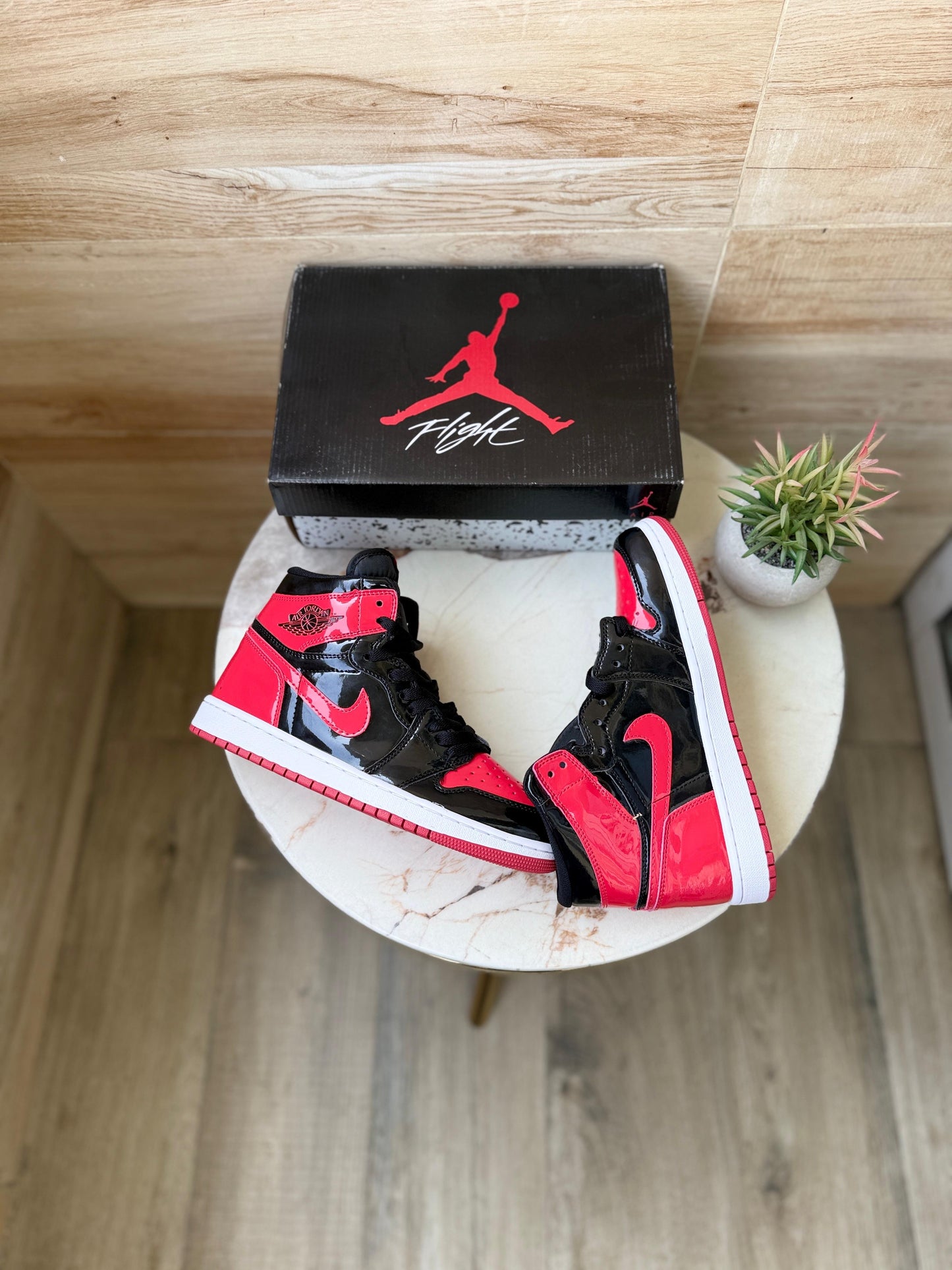 AIR JORDAN 1 HIGH BRED PATENT