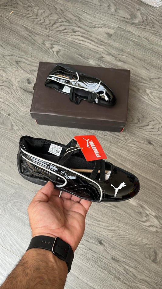 PUMA SPEED CAT BALLET BLACK WHITE LACE