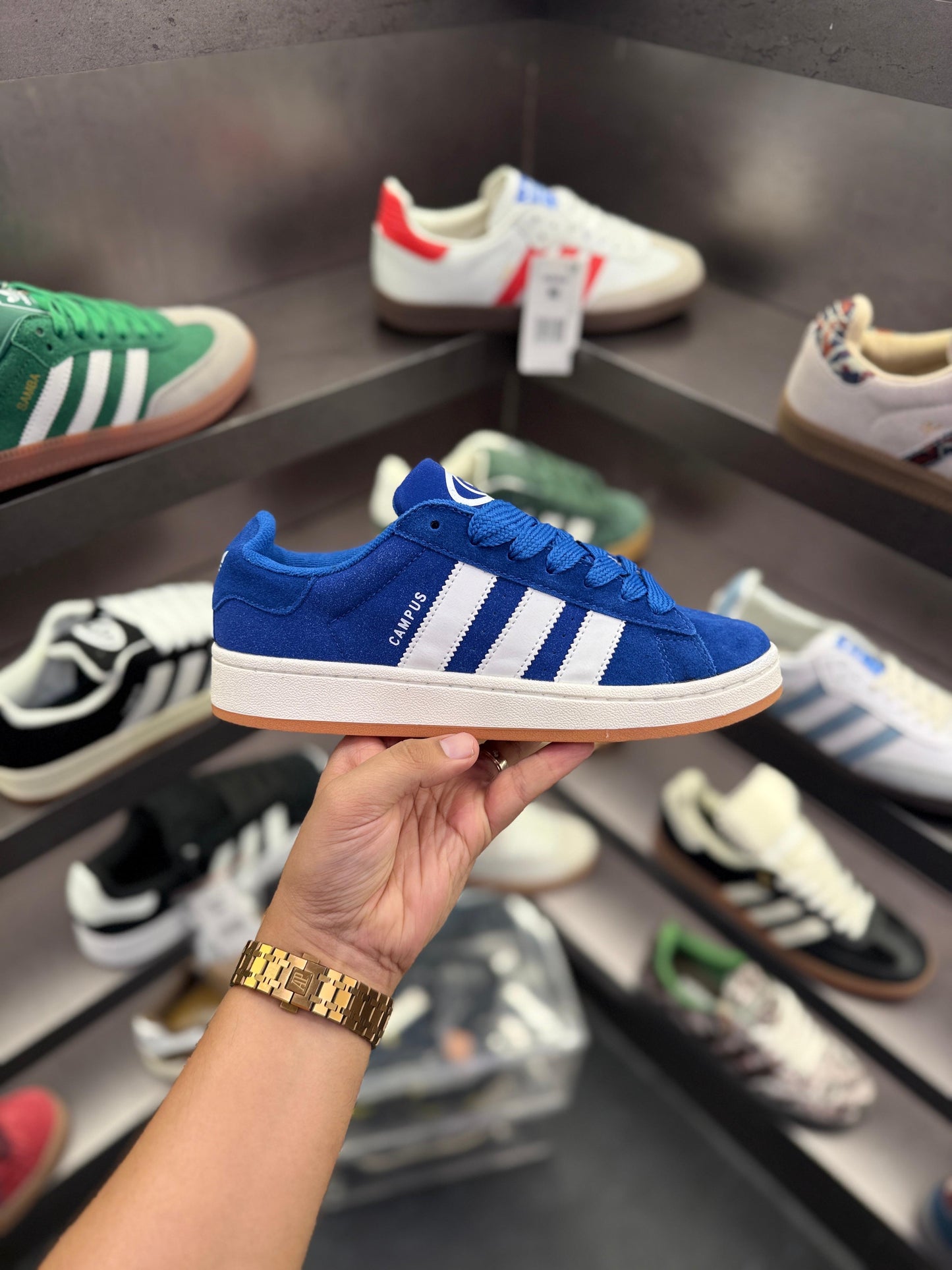 ADIDAS CAMPUS WHITE PRELOVED BLUE