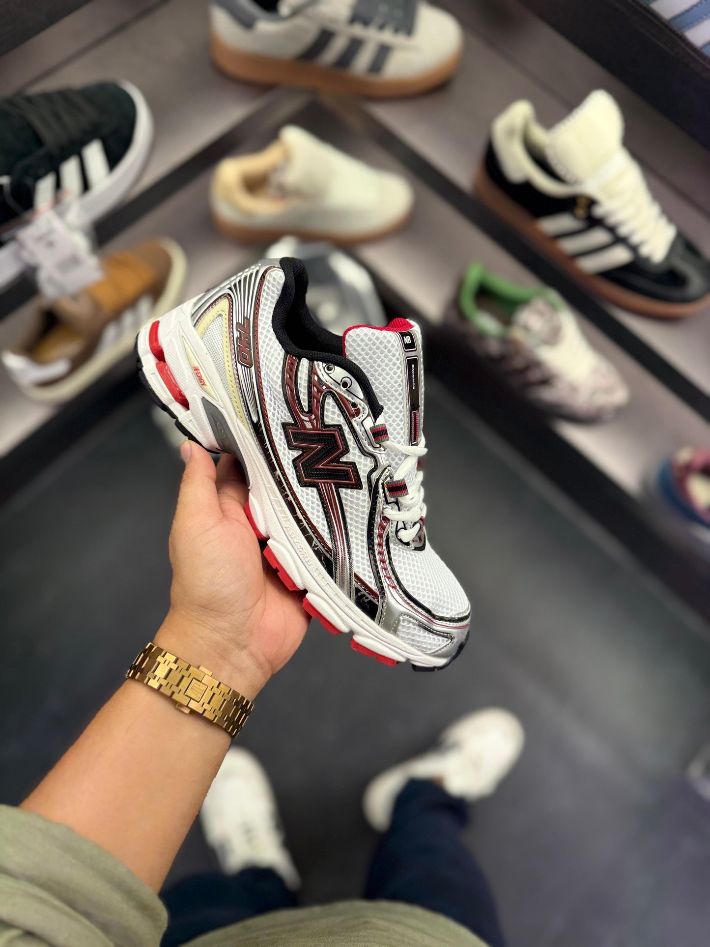 NEW BALANCE 740 WHITE RED