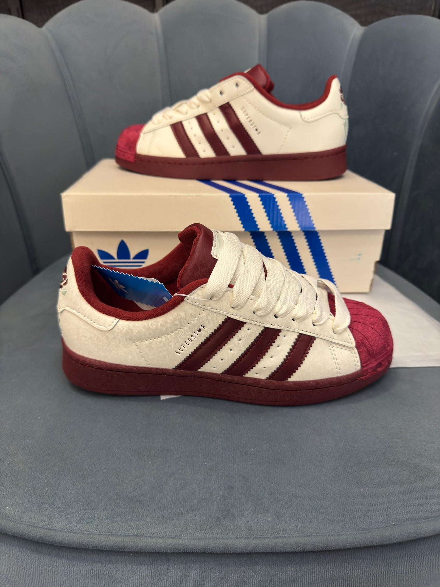 ADIDAS ORIGINALS SUPERSTAR WINE WHITE