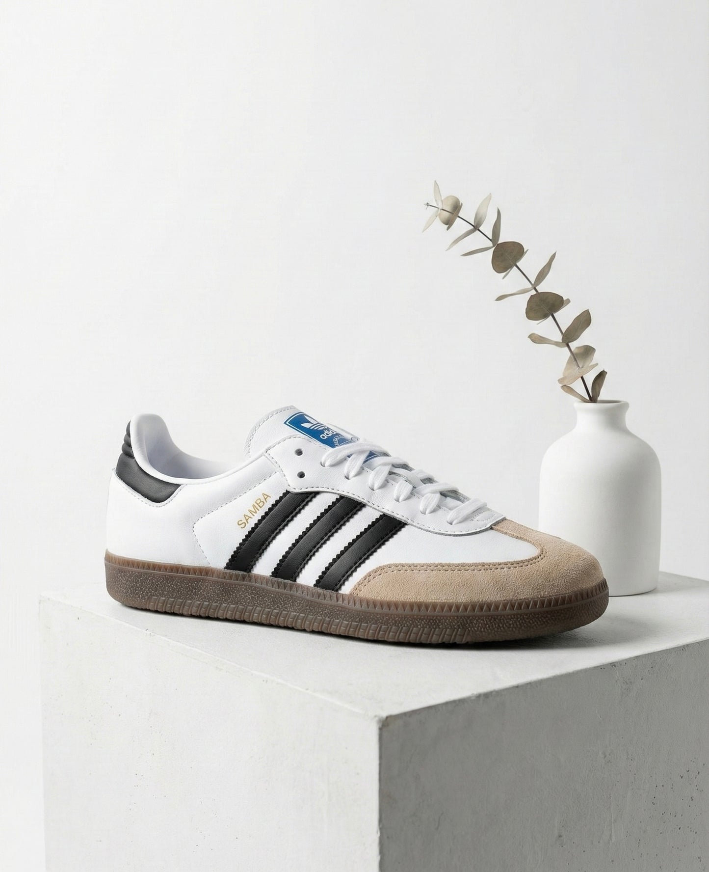 ADIDAS SAMBA WHITE GOOD QUALITY