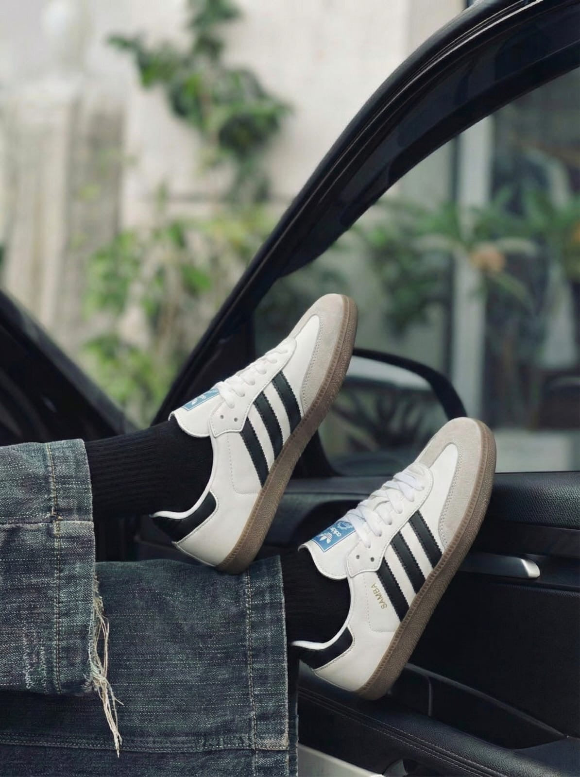 ADIDAS SAMBA WHITE GOOD QUALITY