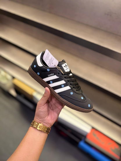 ADIDAS ORIGINALS SAMBA BLACK FLORAL