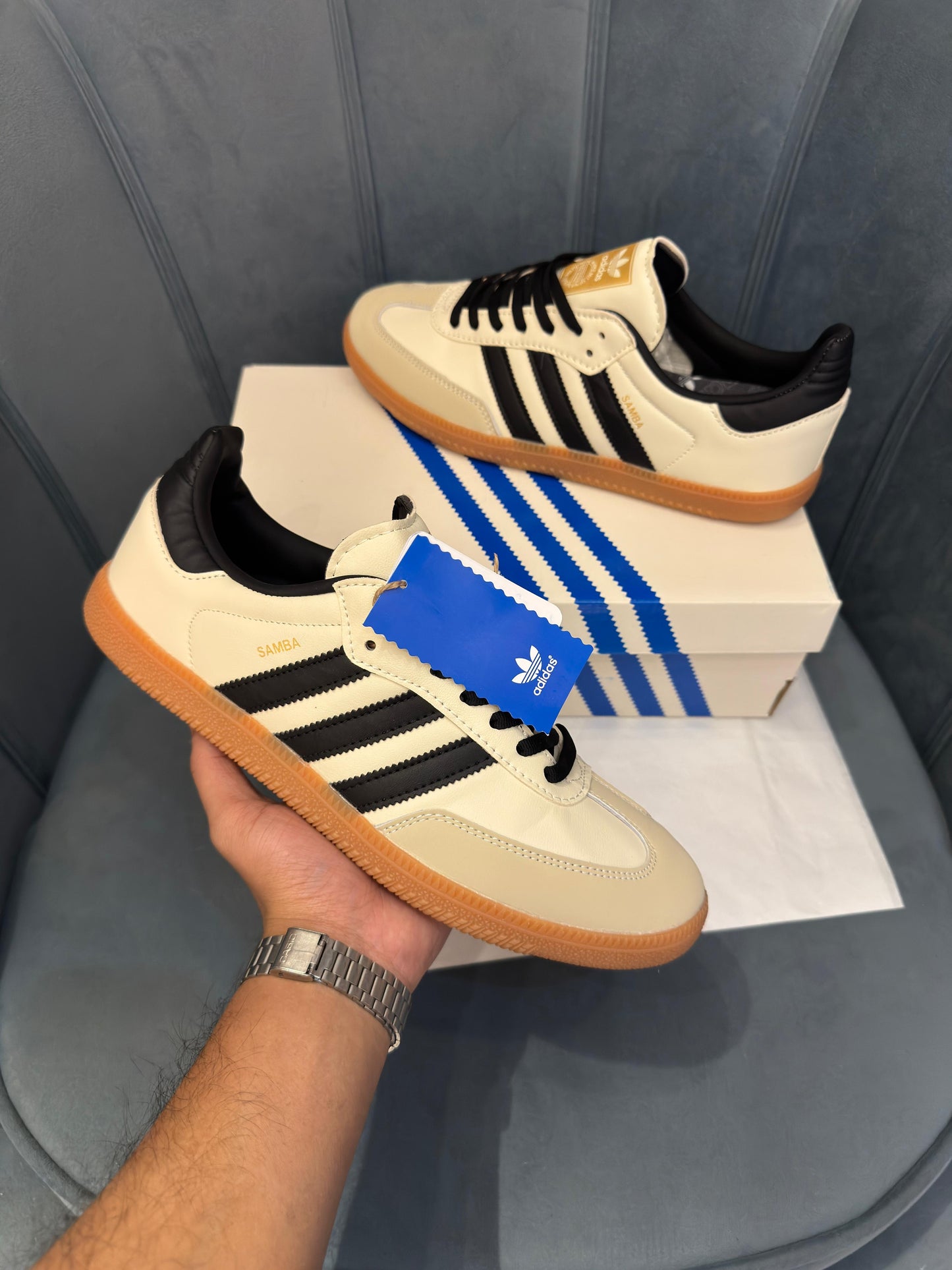 ADIDAS SAMBA OG CREAM WHITE SAND STRATA