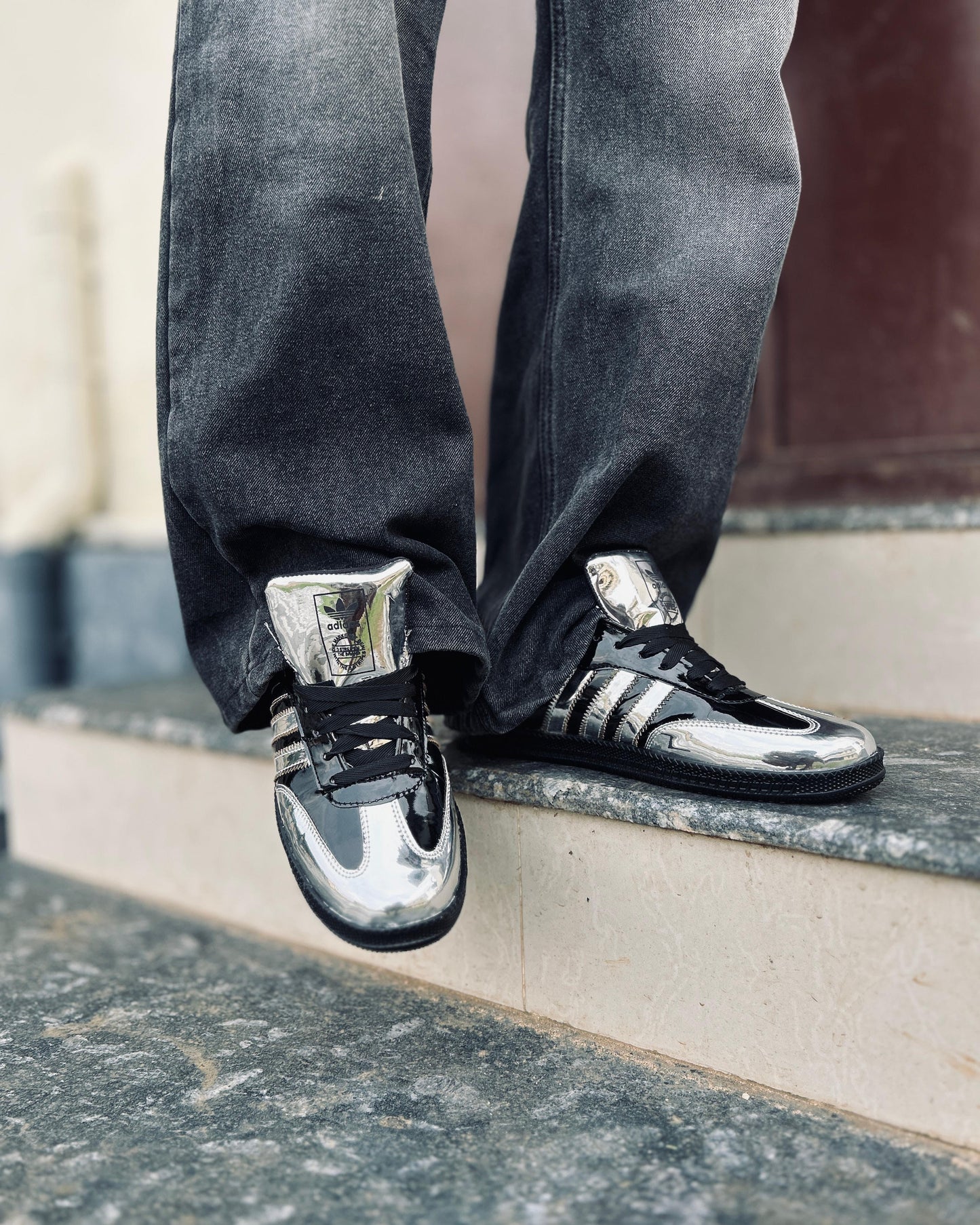 ADIDAS SAMBA ATMOS BLACK SILVER