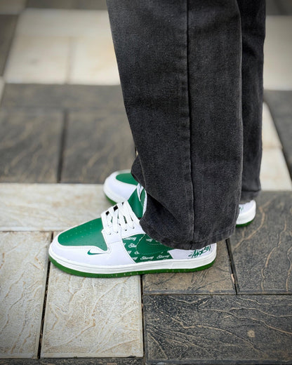 NIKE sb dunk  stussy green 7A