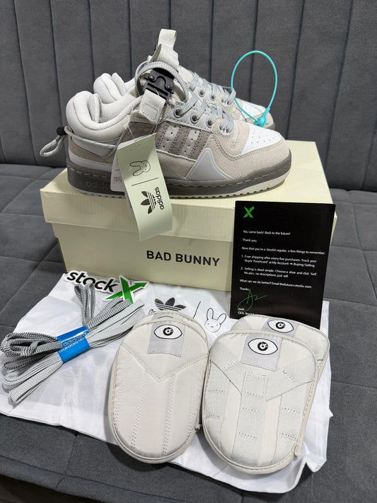 Adidas Bad bunny Grey with stockx kit