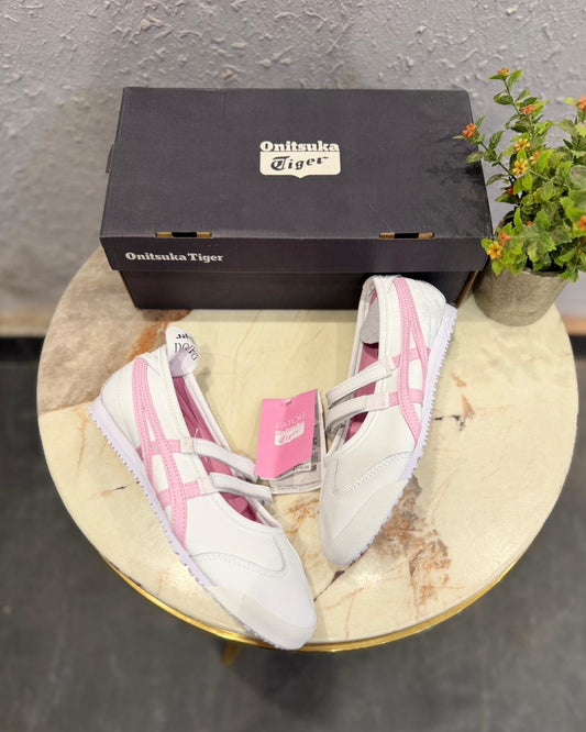 ONITSUKA TIGER MEXICO 66 MARY JANE  WHITE PINK