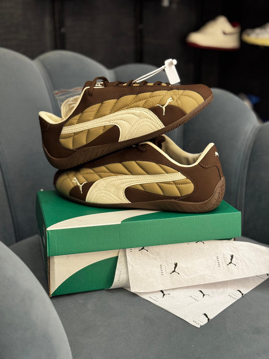 PUMA SPEED CAT QUILTED PLUS BROWN