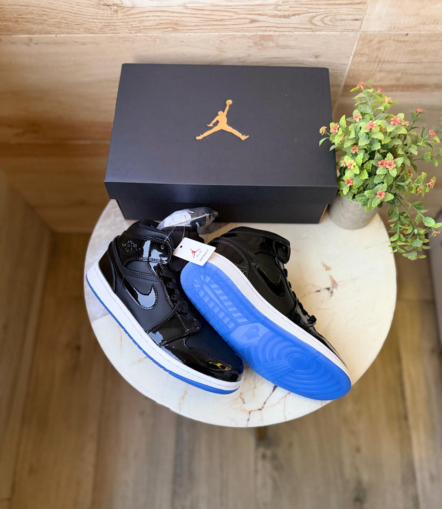 AIR JORDANS RETRO 1 PATENT SPACE JAM