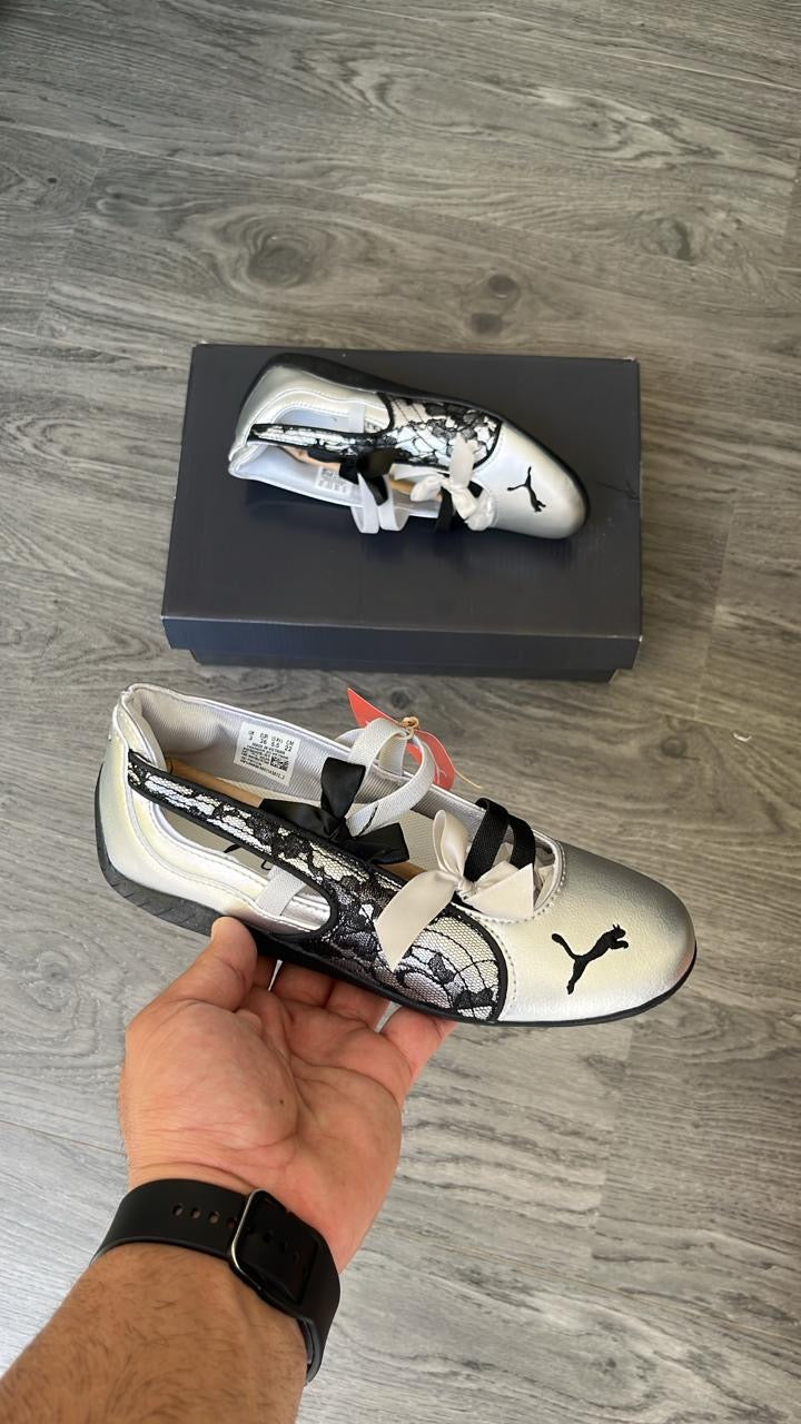PUMA SPEED CAT BALLET LACE SILVER