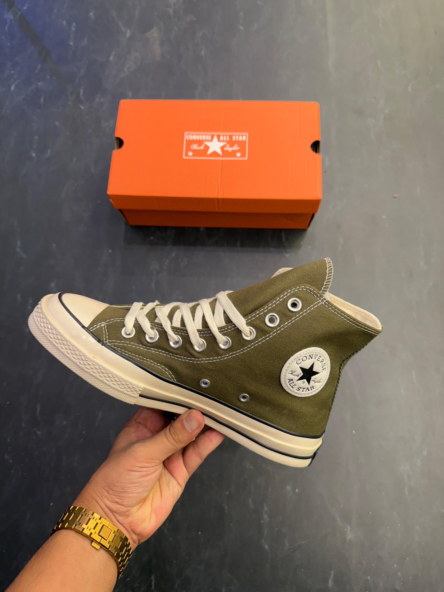 CONVERSE CHUCK 70 ARMY GREEN