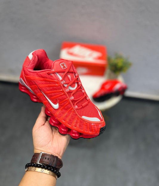 NIKE SHOX TL RED SILVER