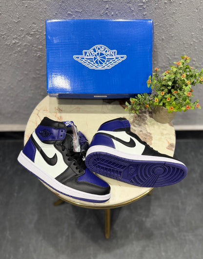 AIR JORDANS RETRO 1 MID PURPLE COURT semi U/A