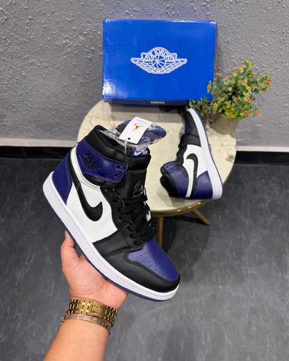 AIR JORDANS RETRO 1 MID PURPLE COURT semi U/A