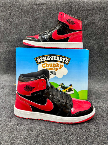 AIR JORDAN 1 HIGH BRED PATENT 7A TOP