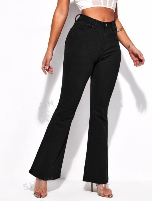 High Waist Boot Cut Denim
