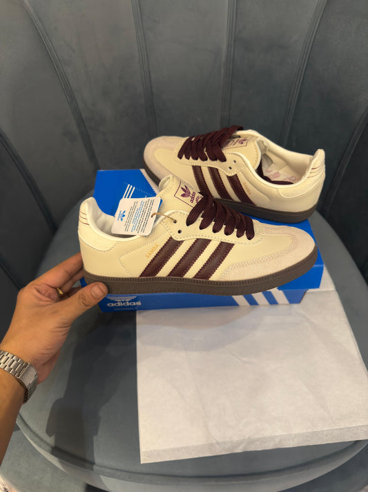ADIDAS SAMBA WHITE MAROON