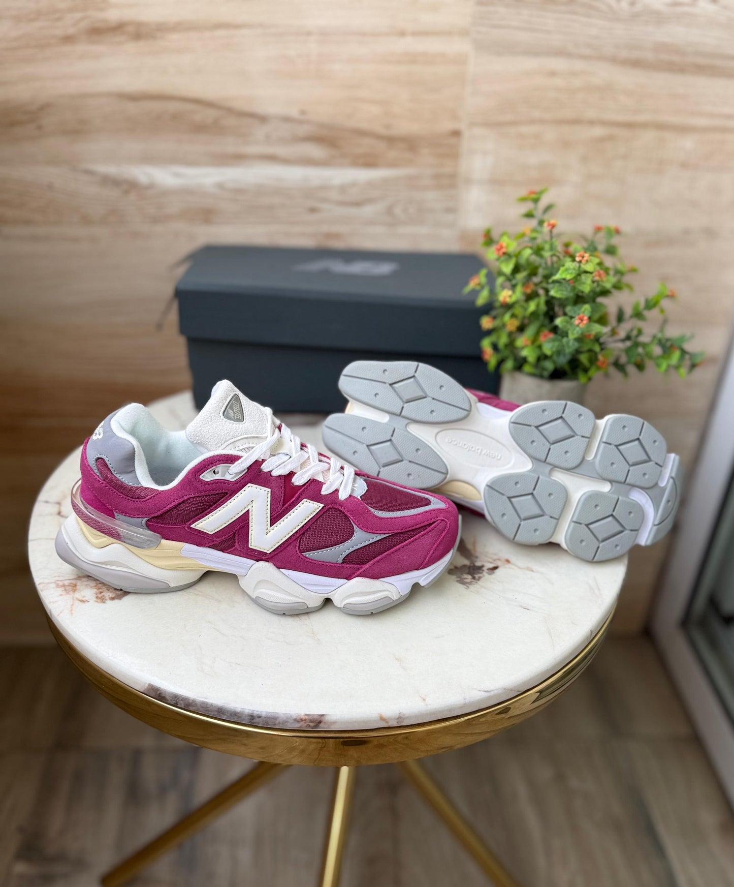 NEW BALANCE 9060 MAROON WHITE