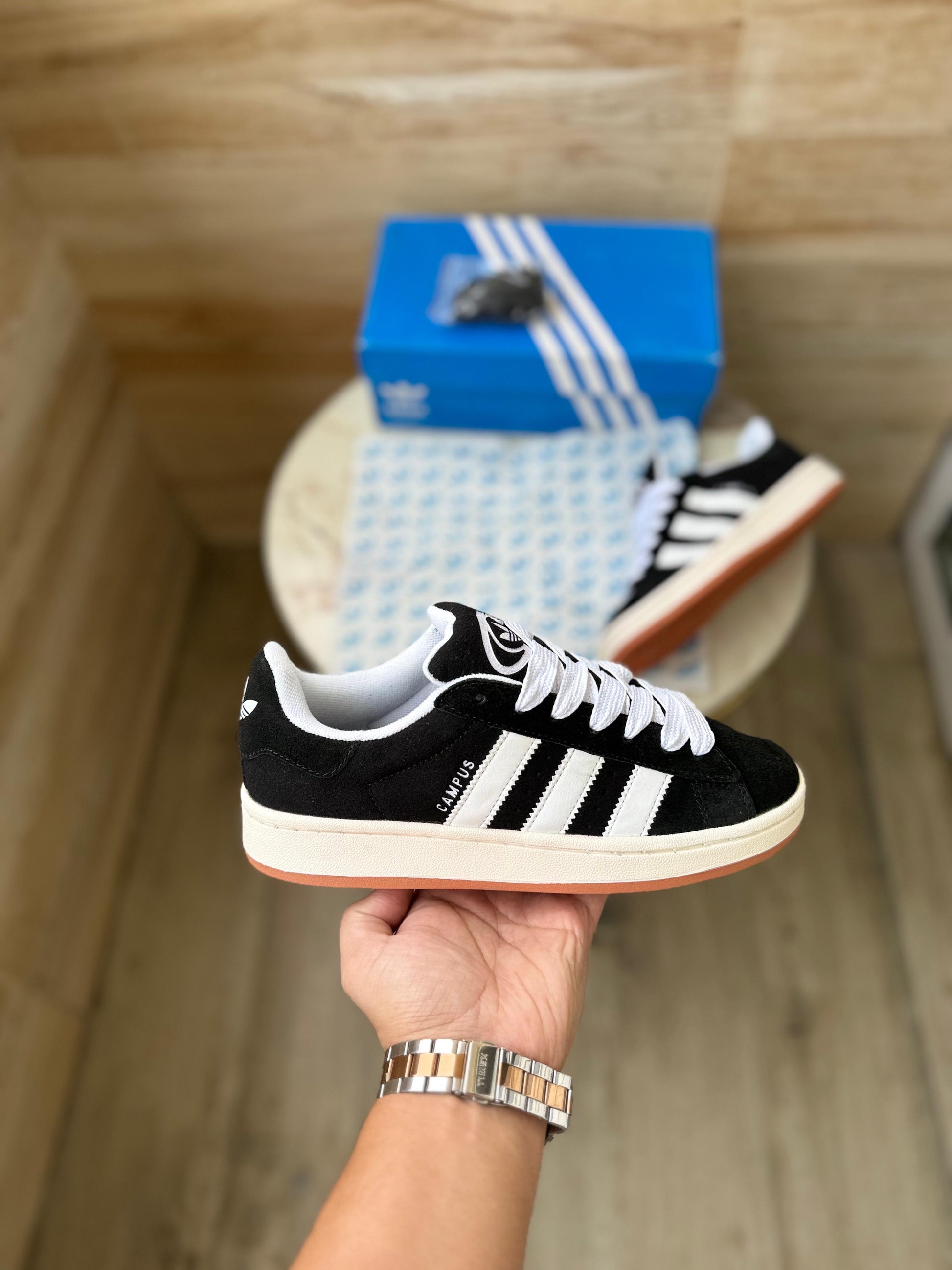 ADIDAS CAMPUS BASIC BLACK BROWN