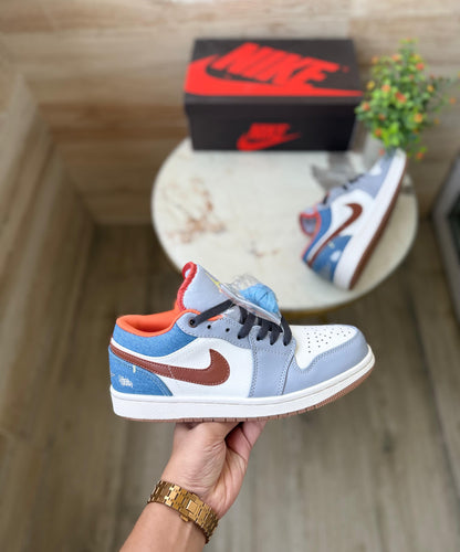 AIR JORDAN RETRO 1 CUT PHANTOM DENIM