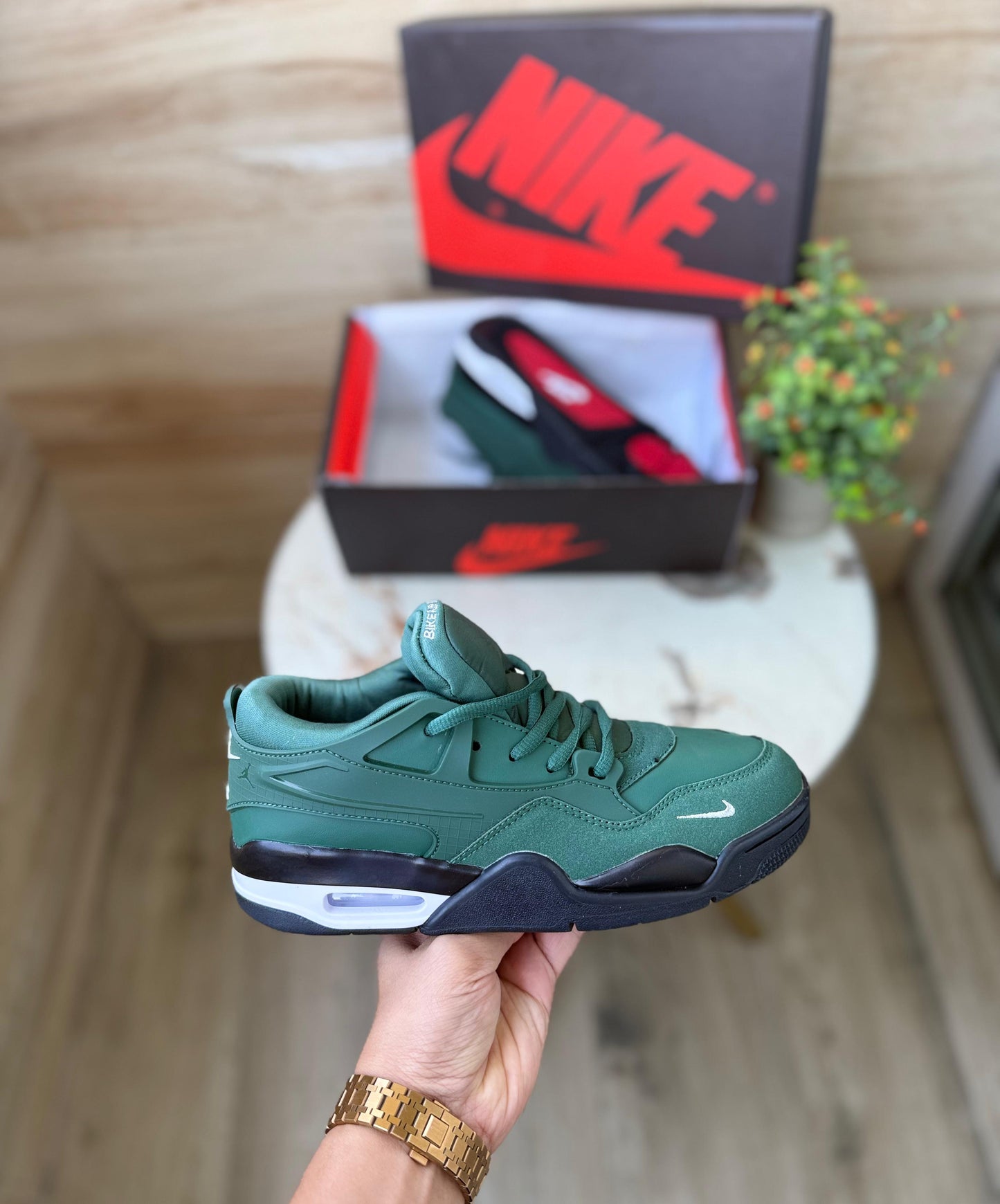 AIR JORDANS 4 RM NIGEL PRO GREEN EDTN