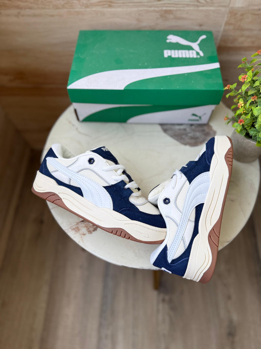 PUMA SUEDE 180 WHITE NAVY