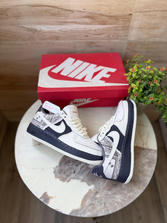 NIKE AIRFORCE BIG BANG WHITE GREY