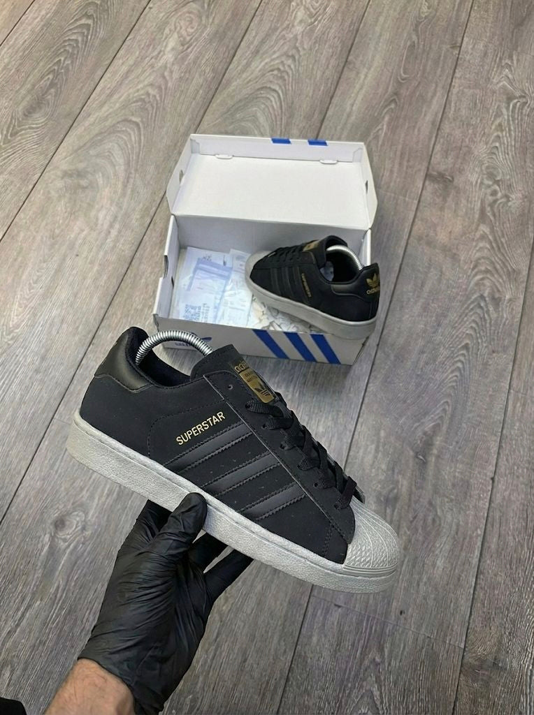 Adidas Superstar Black Grey