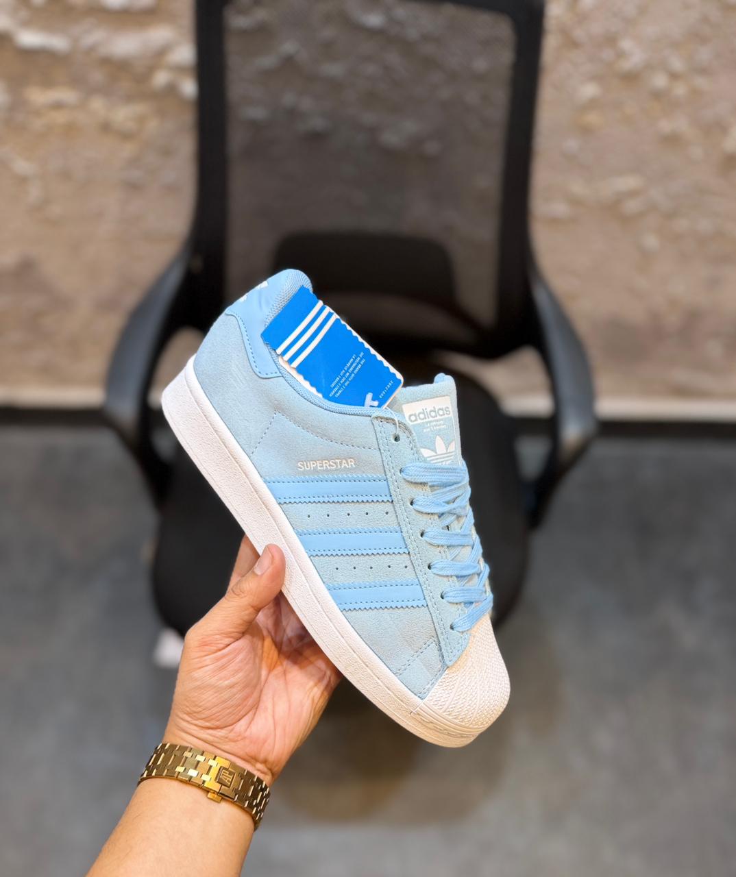 ADIDAS SUPERSTAR LIGHT SKY BLUE