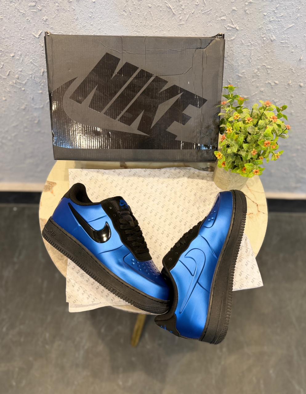 NIKE AIRFORCE FOAMPOSITE PRO ROYAL BLUE