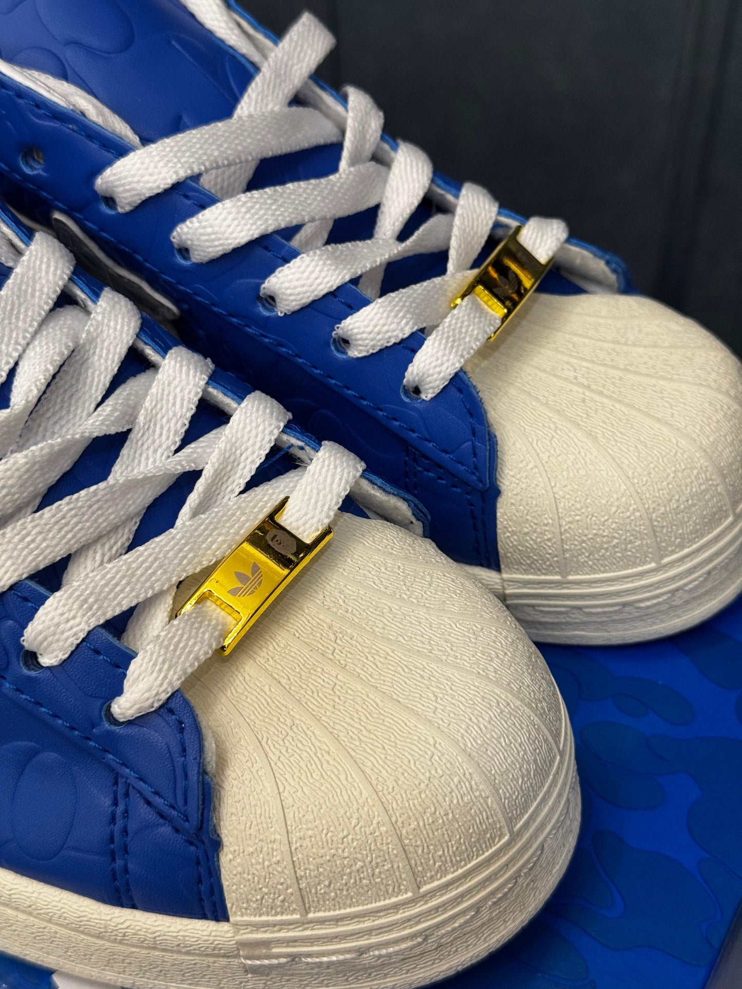 ADIDAS ORIGINAL SUPERSTAR BAPE SKYBLUE
