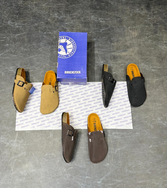 BIRKENSTOCK SYNTHETIC LEATHER BOSTON