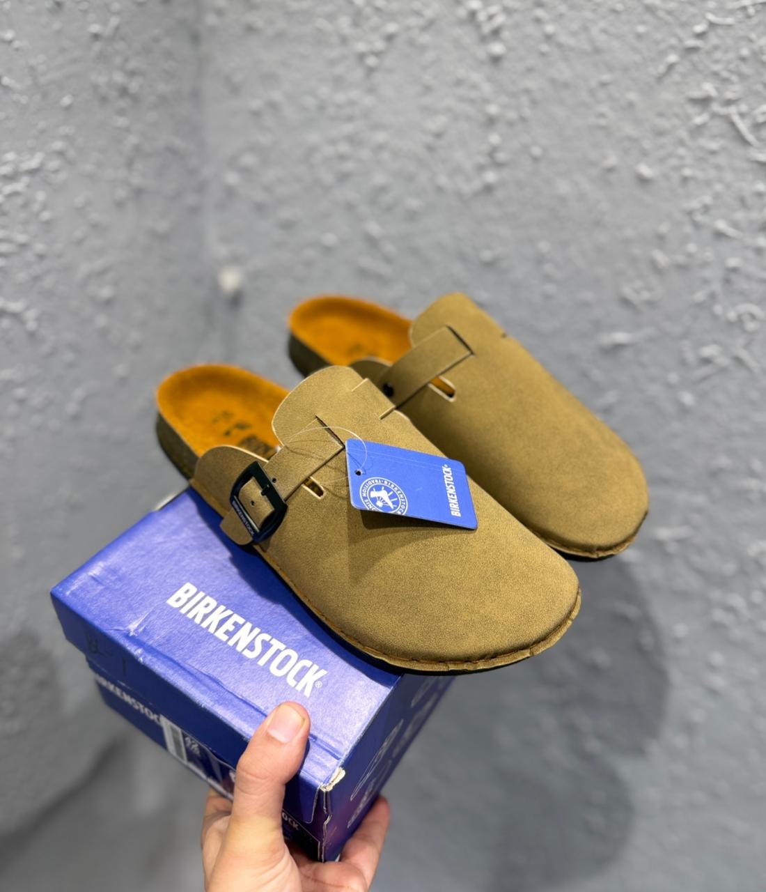 BIRKENSTOCK SYNTHETIC LEATHER BOSTON