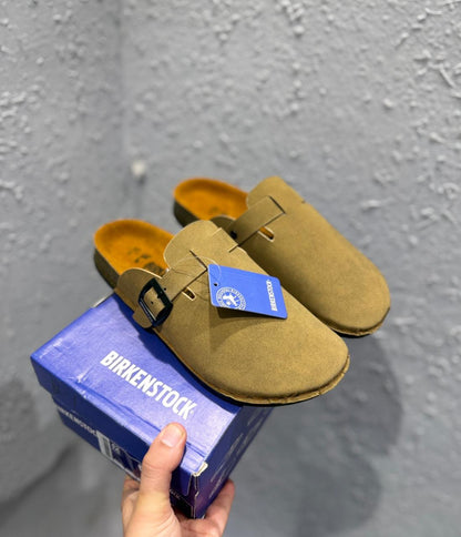 BIRKENSTOCK SYNTHETIC LEATHER BOSTON