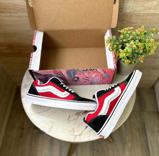 VANS OLD SKOOL KNU BLACK RED