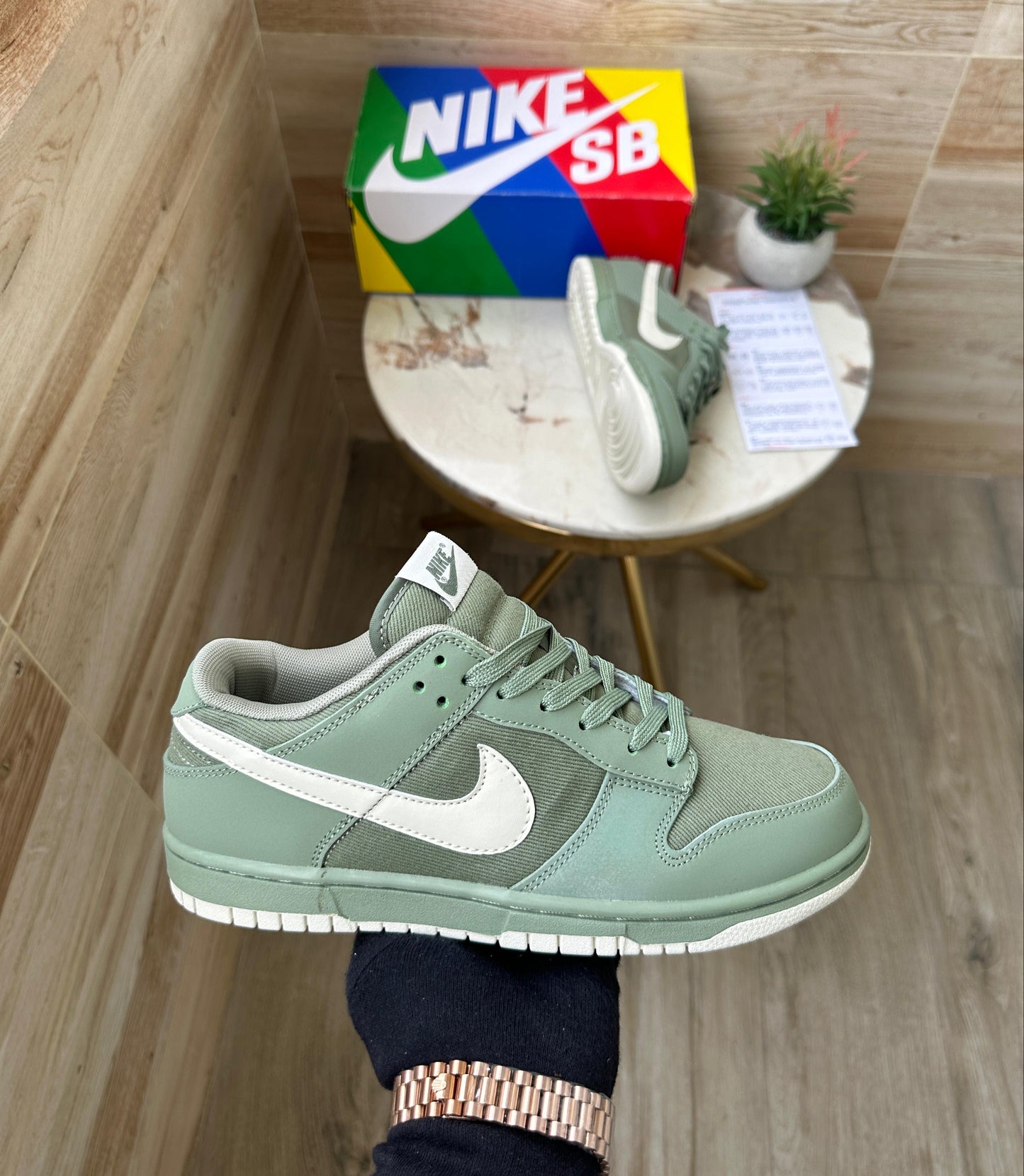 NIKE SB DUNK OIL GREEN AURA